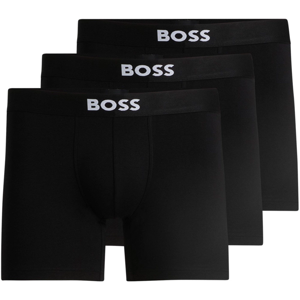 Hugo Boss Boxerbr 3P  Icon 10272529 - Black 001